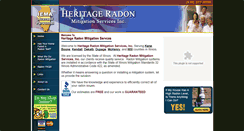 Desktop Screenshot of heritageradon.com